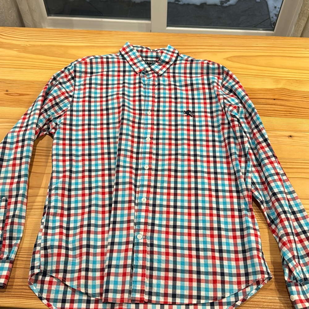 Express casual button down shirt